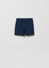 Ovs Cotton Bermuda Shorts With Pockets